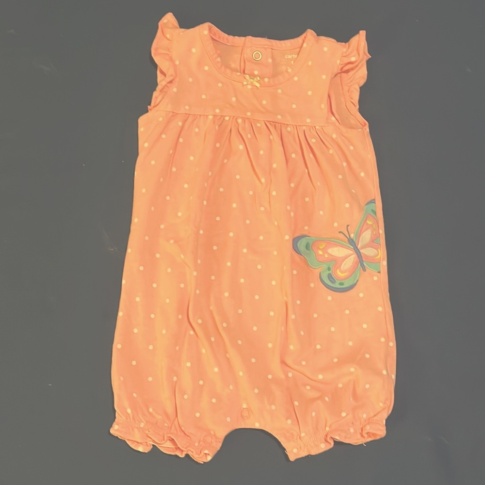 Carters butterfly one piece romper